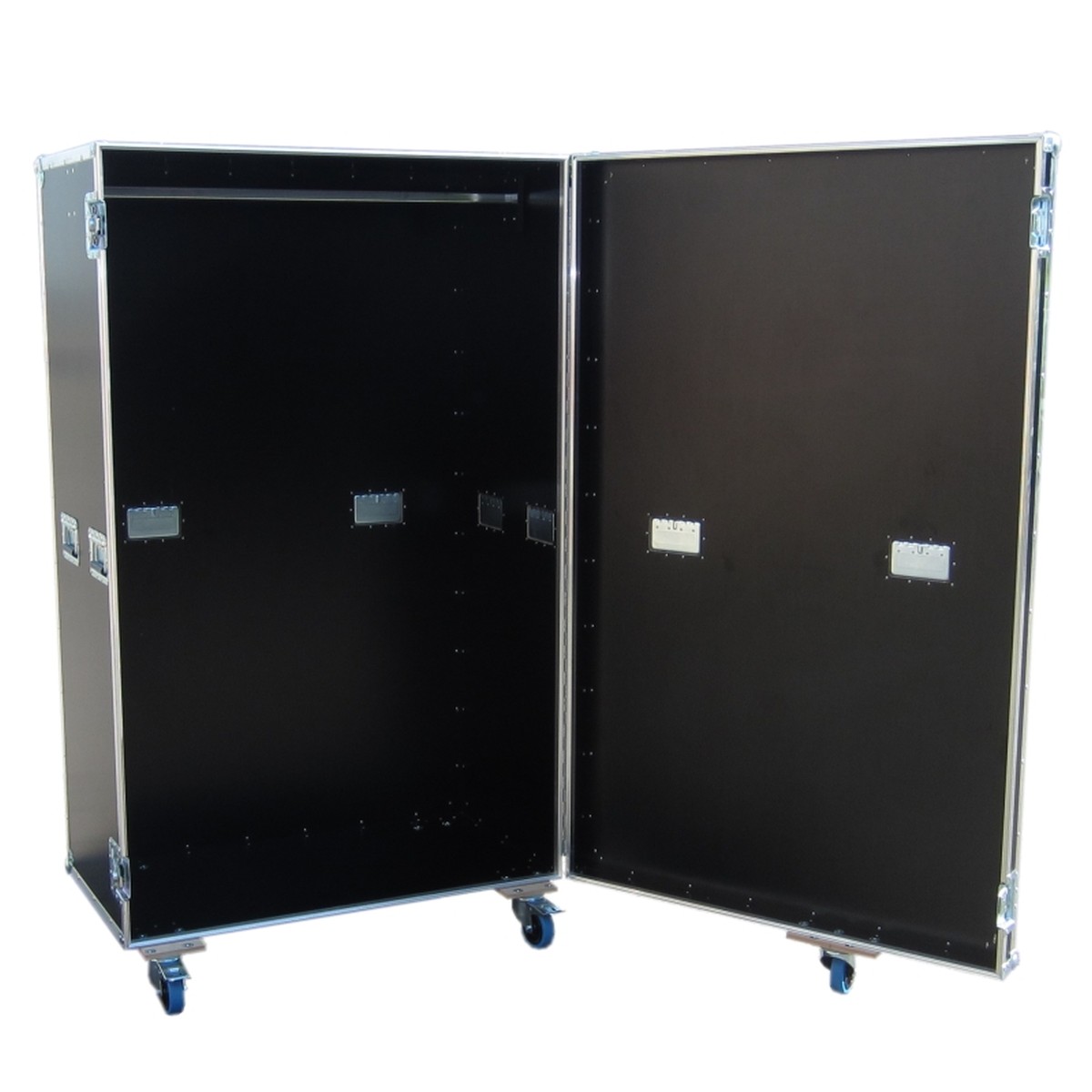 Garderobencase mit Kleiderstange