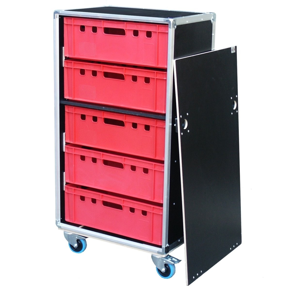 Schrankcase Profi für fünf Euro-Boxen