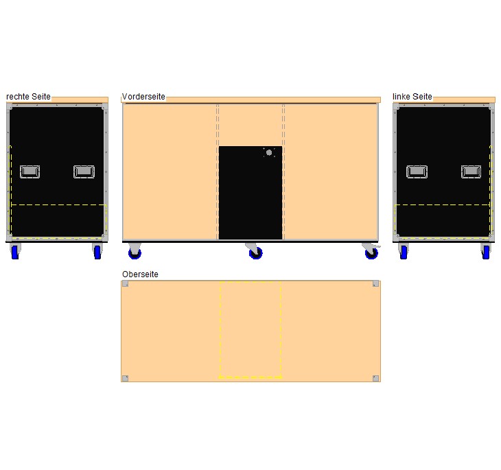 Flightcase für Werkzeug