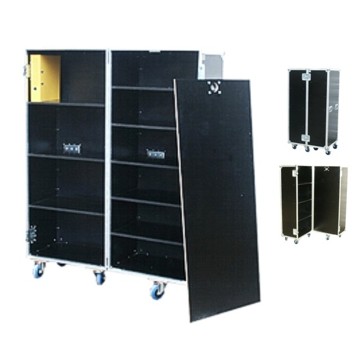 Flightcase Profi mit Fachböden für Ordner