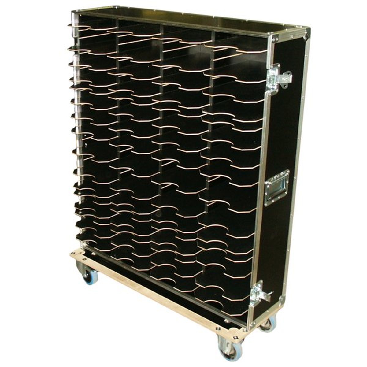 Schrankcase mit 4x13 variablen Fachböden