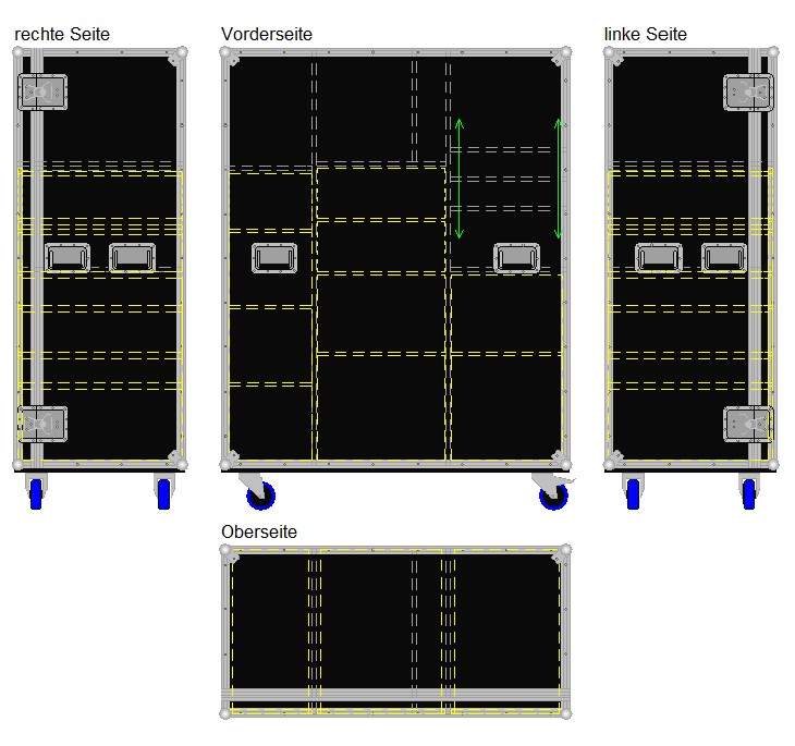 Schrankcase Mobiles Office