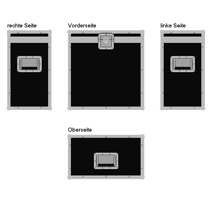 Flightcase für 19'' TFT Display