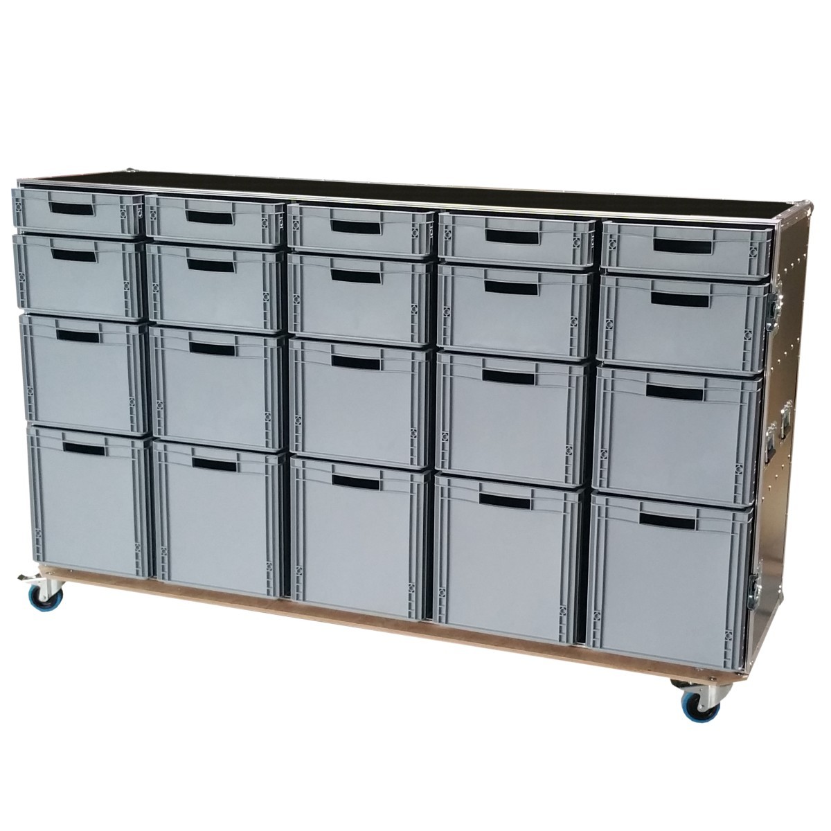 Schrankcase Profi mit 20 Euro-Boxen